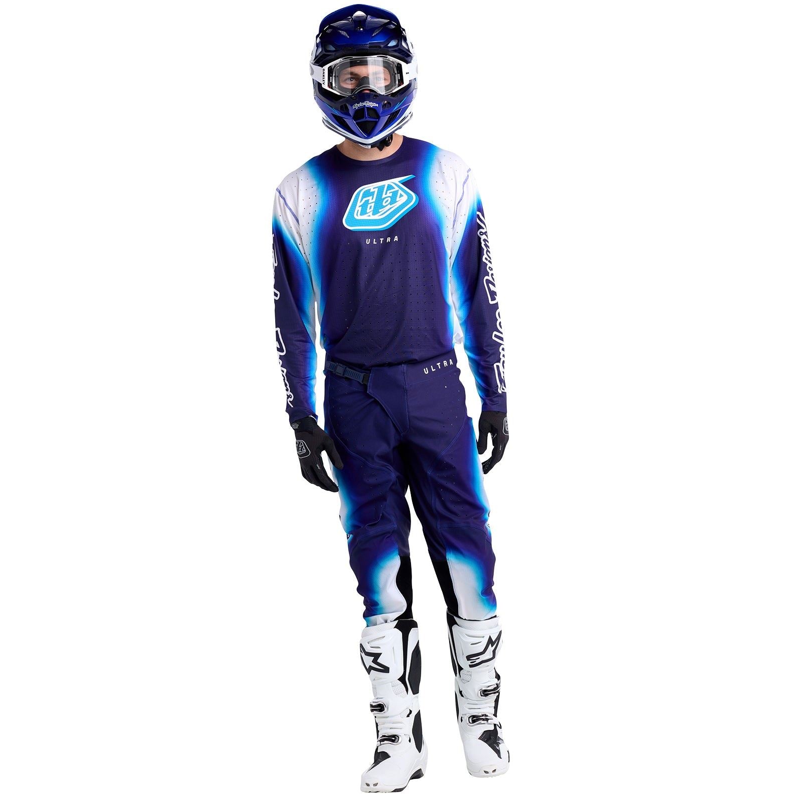 Troy Lee Designs 2025 Motocross SE ULTRA Blurr Combo Kit Blue